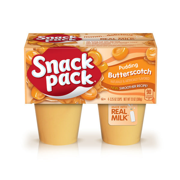 Pudín con Sabor a Butterscotch Snack Pack