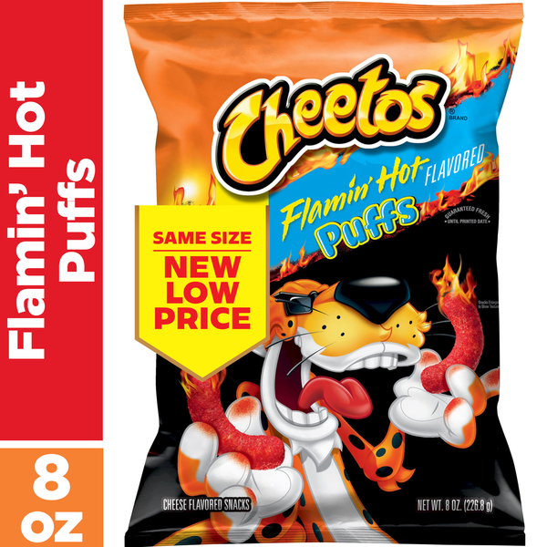 Cheetos Puffs Flamin' Hot Cheese Snacks