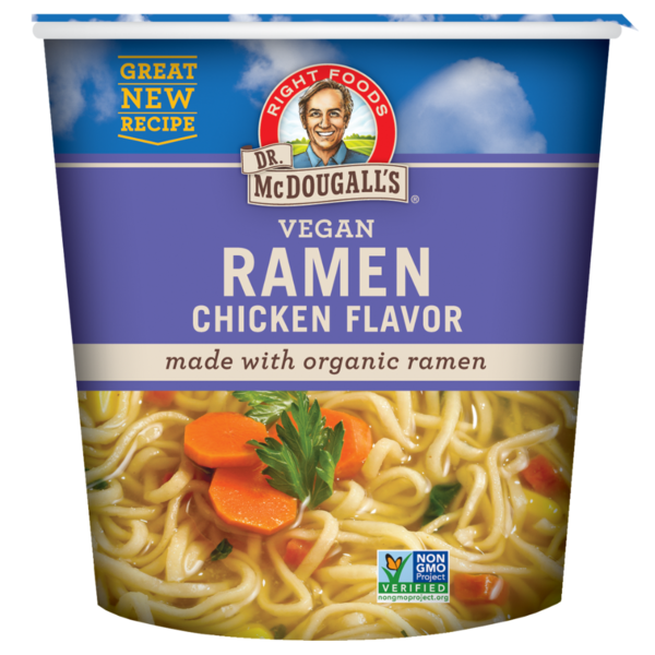 Dr. McDougall's Vegan Chicken Ramen Noodle Soup Cup