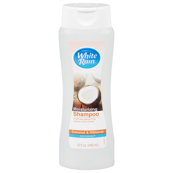 Shampoing hydratant à la noix de coco et à l'hibiscus White Rain