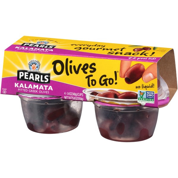 Olives grecques Kalamata dénoyautées Pearls