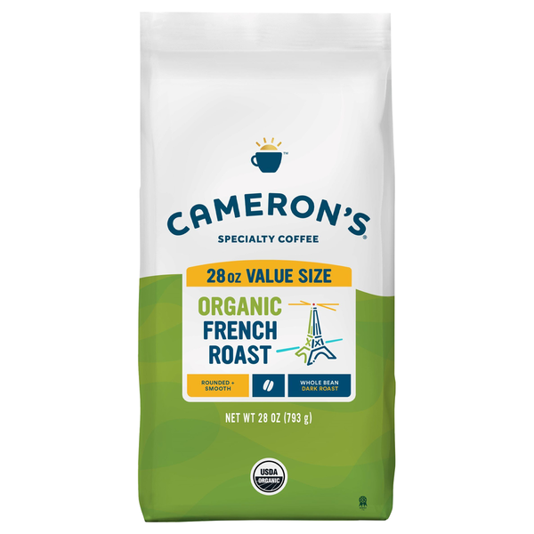 Café en grains bio de Cameron, torréfaction foncée - Taille économique
