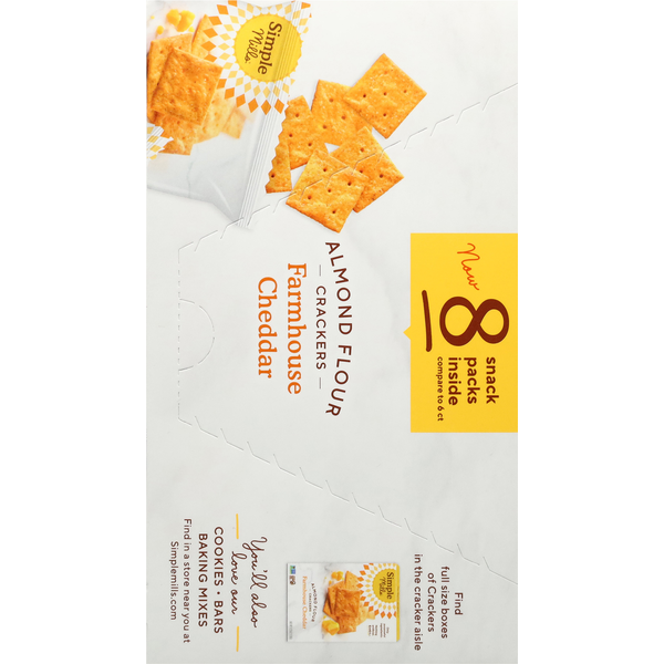 Simple Mills Farmhouse Cheddar Almond Flour Crackers