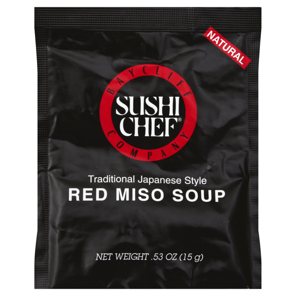 Soupe Miso Rouge Sushi Chef - Style Japonais Traditionnel