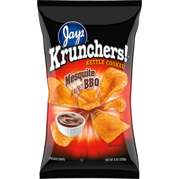 Chips de pommes de terre Krunchers cuits à la casserole - Saveur BBQ Mesquite