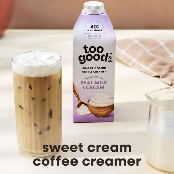 Too Good & Co. Sweet Cream Coffee Creamer - 25.4 fl oz