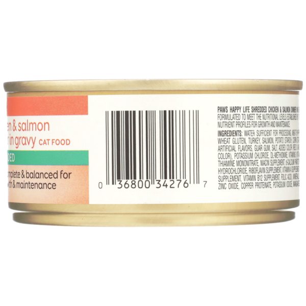 Paws Happy Life Chicken & Salmon Dinner in Gravy Cat Food