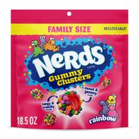 Caramelos NERDS Gummy Clusters - Arcoíris Crujiente y Gummy