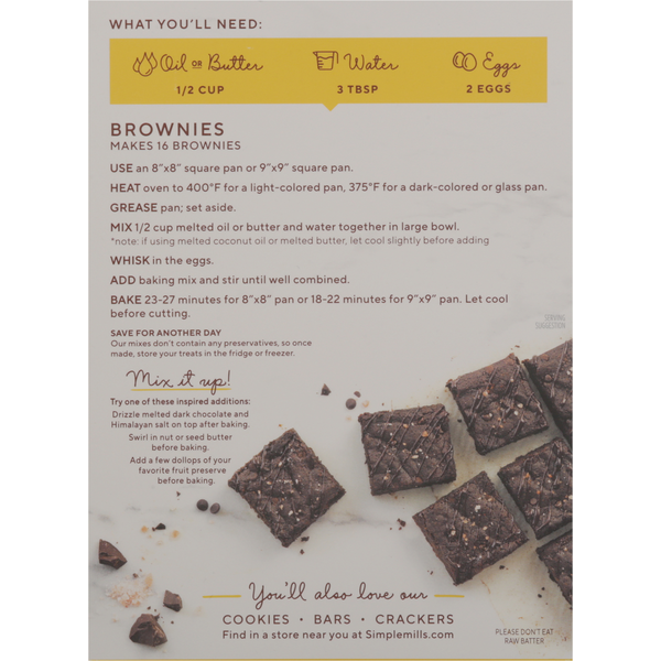 Mélange à brownies à la farine d'amande Simple Mills