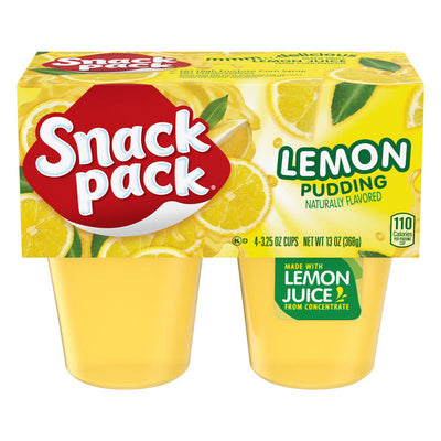Pudín con Sabor a Limón Snack Pack