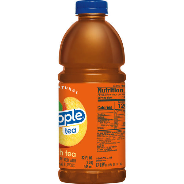 Snapple Peach Tea - Refreshing Herbal Beverage