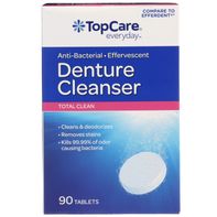 Tabletas efervescentes para la limpieza de dentaduras TopCare