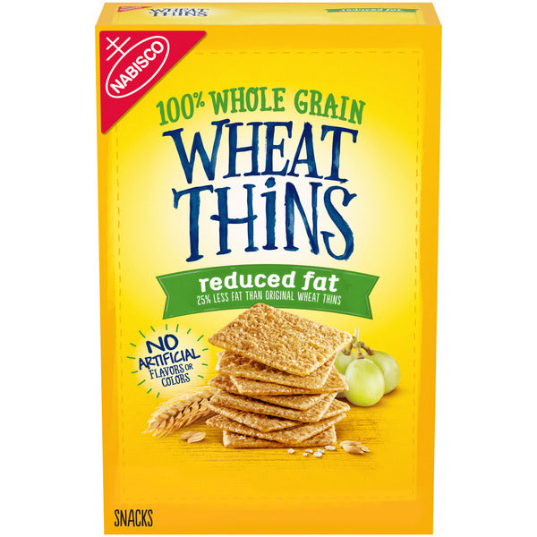Galletas de trigo WHEAT THINS reducidas en grasa - 8 oz