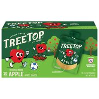 Pack de valeur de compote de pommes Tree Top, sachets