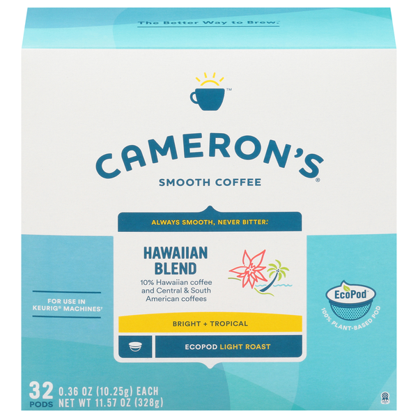 Cameron's Coffee Mezcla Hawaiana Ecopod - Tostado Suave
