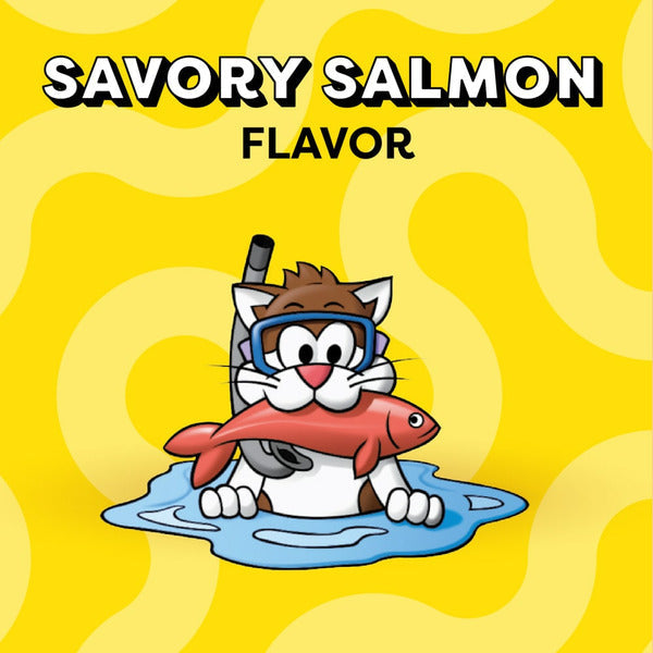 TEMPTATIONS Friandises Classiques Croquantes et Moelleuses pour Chats - Saveur Saumon Savoureux