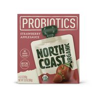North Coast Organic Strawberry Probiotic Apple Sauce