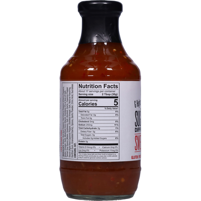 Salsa para mojar dulce y picante sin azúcar G Hughes