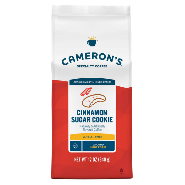 Café de Cameron, Molido, Tostado Claro, Galleta de Azúcar con Canela