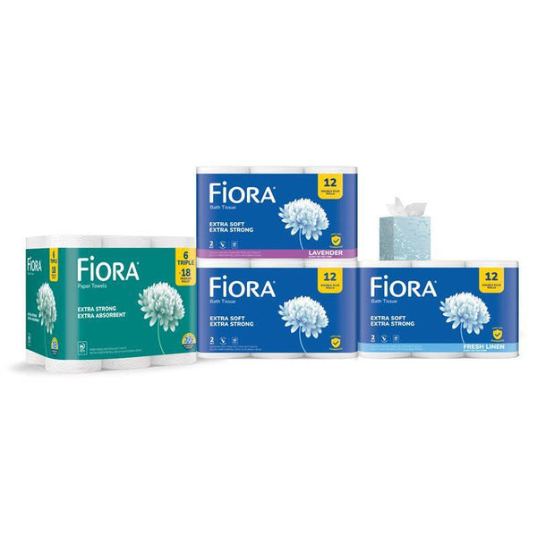 Fiora 2-Ply Extra Strong Double Rolls Paper Towels