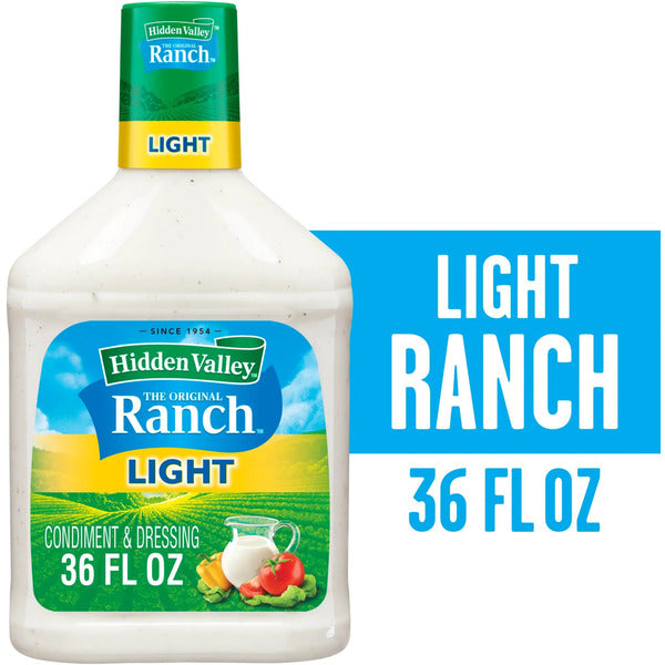 Hidden Valley Light Ranch Dressing - Premium Flavor