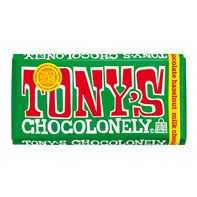 Barre de chocolat au lait et aux noisettes de Tony's Chocolonely