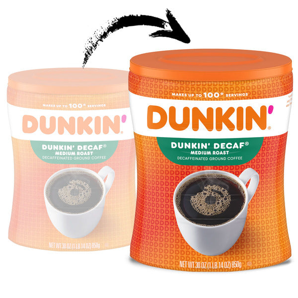 Café Molido Descafeinado de Tostado Medio Dunkin'