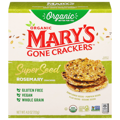 Mary's Gone Crackers Rosemary Super Seed