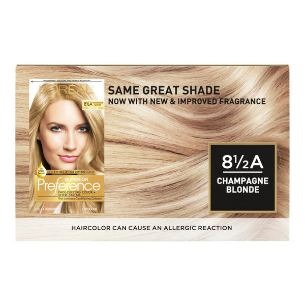 Coloration Permanente L'Oreal, 8.5A Blonde Champagne