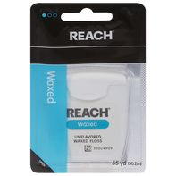 REACH Unflavored Waxed Dental Floss