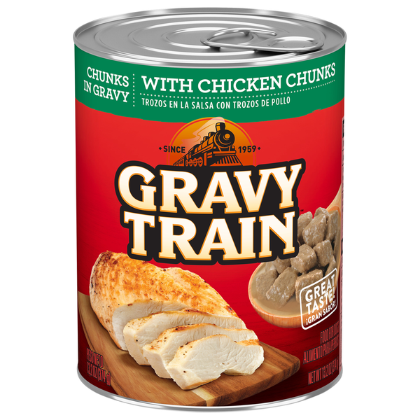 Gravy Train Chunks in Gravy with Chicken for Dogs