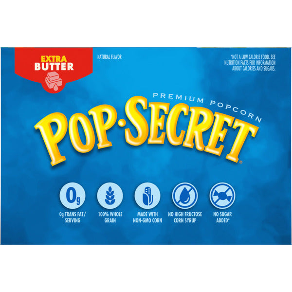 Palomitas de Maíz Pop Secret Extra Mantequilla para Microondas