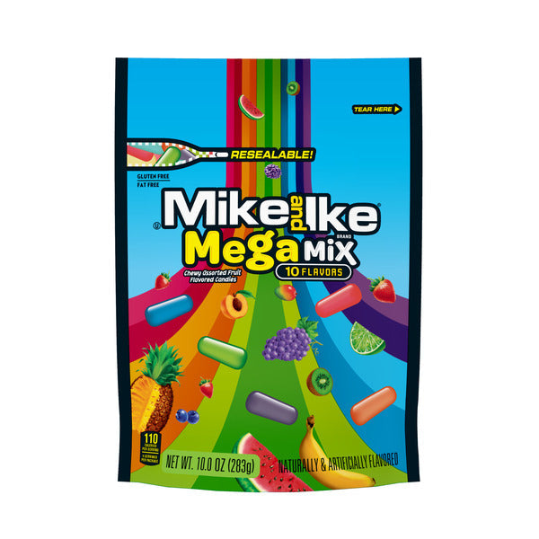 Mike And Ike® Candy Mega Mix - 10 Flavor Assortment