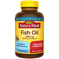 Gélules molles d'huile de poisson Nature Made 1200 mg