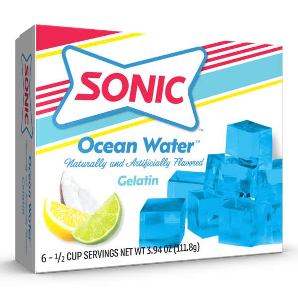 SONIC Gelatina Agua de Océano - 6 Porciones