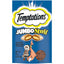 TEMPTATIONS Jumbo Stuff Crunchy Cat Treats - Saveur de Saumon Savoureux