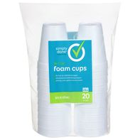 Simply Done 16 fl oz Foam Cups