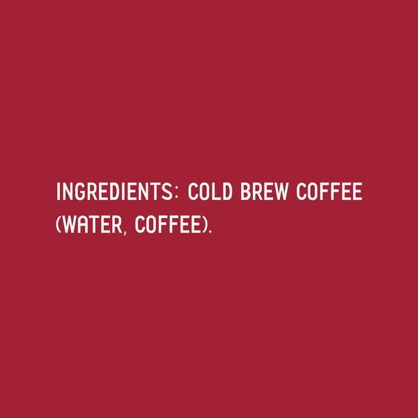 La Colombe Cold Brew Espresso Roast - Café Noir & Non Sucré