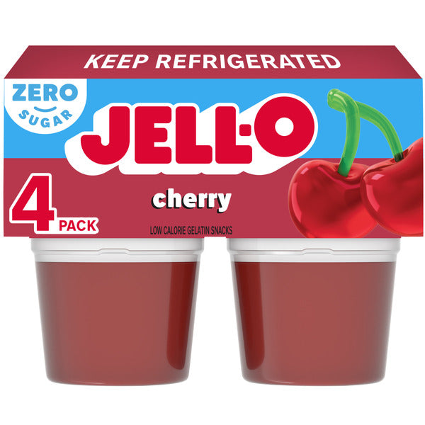 Gelatina Refrigerada Sin Azúcar de Cereza Jell-O