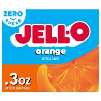 Jell-O Zero Sugar Orange Flavor Gelatin