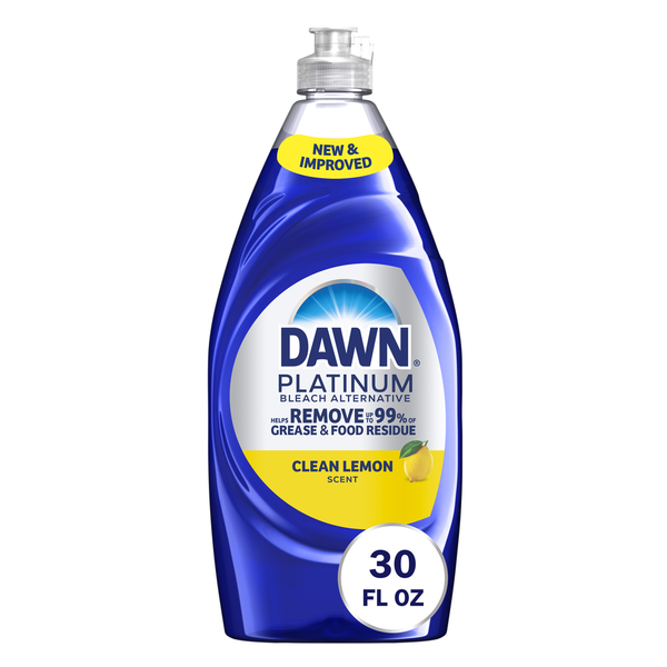 Dawn Platinum Dish Soap - Lemon Scented Clean Alternative