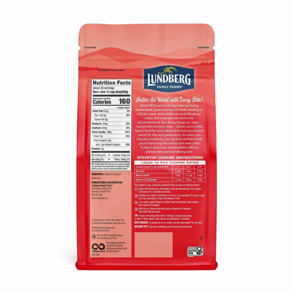 Lundberg Family Farms Premium White Basmati Rice