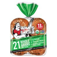 Pan Orgánico 21 Granos Enteros de Dave