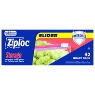 Sacs de rangement Ziploc avec fermeture à glissière - Technologie Power Shield™