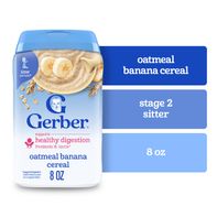 Cereal para Bebés Gerber Etapa 2 Avena y Plátano