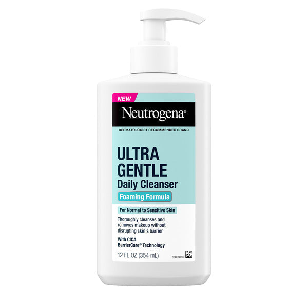 Limpiador Facial Espumoso Ultra Suave Neutrogena - 12 fl. oz