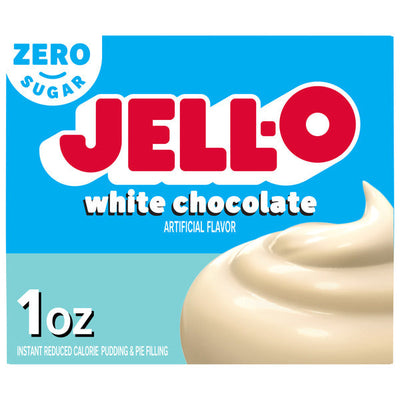 Jell-O Sin Azúcar Sabor Chocolate Blanco Pudín Instantáneo y Relleno para Pasteles