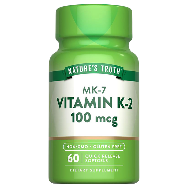 Nature's Truth MK-7 Softgels 100 mcg Vitamin K-2
