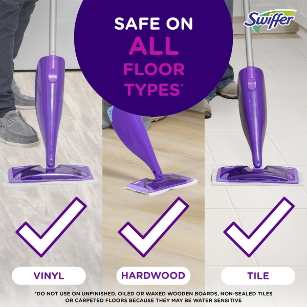 Nettoyant liquide pour sols Swiffer WetJet, Lavande Vanille & Confort