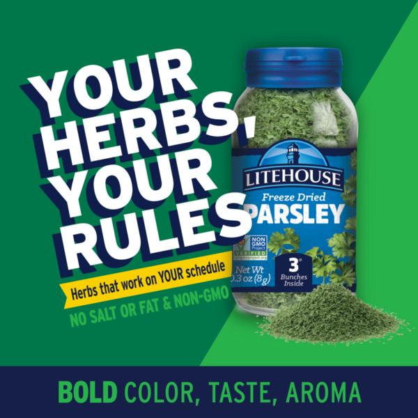 Persil Déshydraté Litehouse - Herbe Culinaire Premium